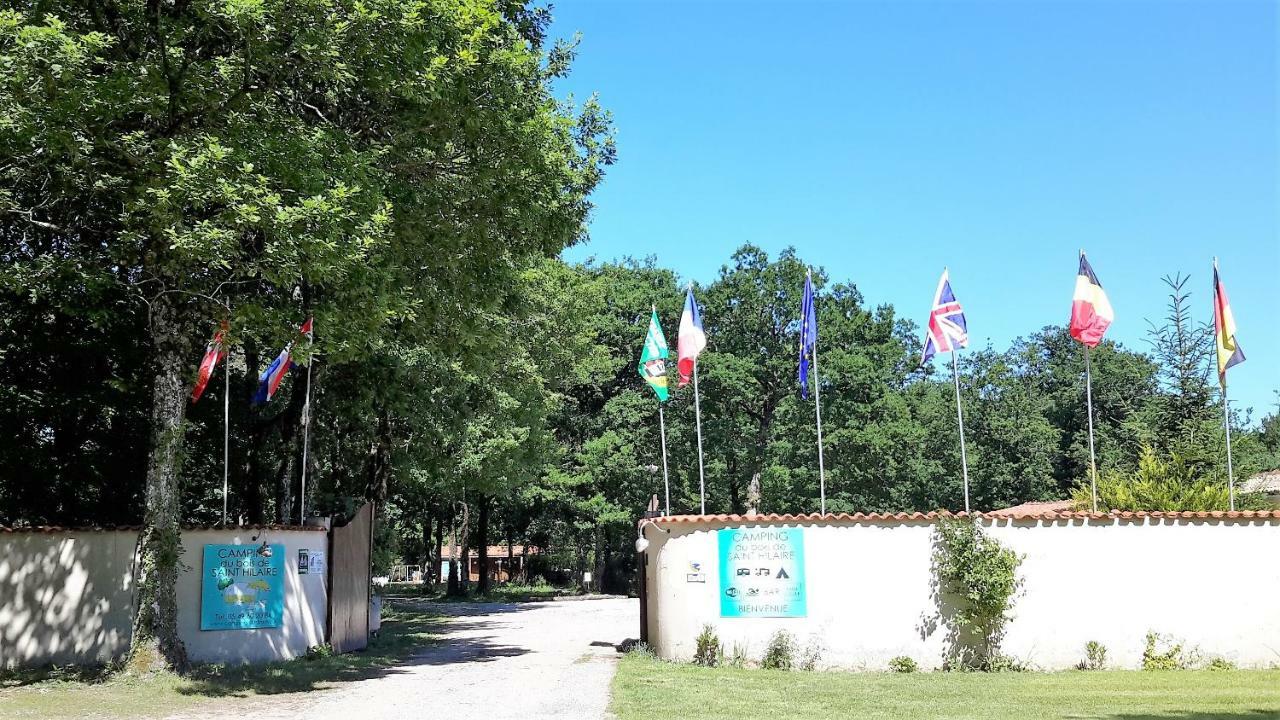 Camping Bois De St Hilaire Chalandray Exterior foto